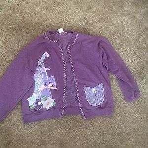 🐇🐣Hanes Easter Style cardigan Sweater